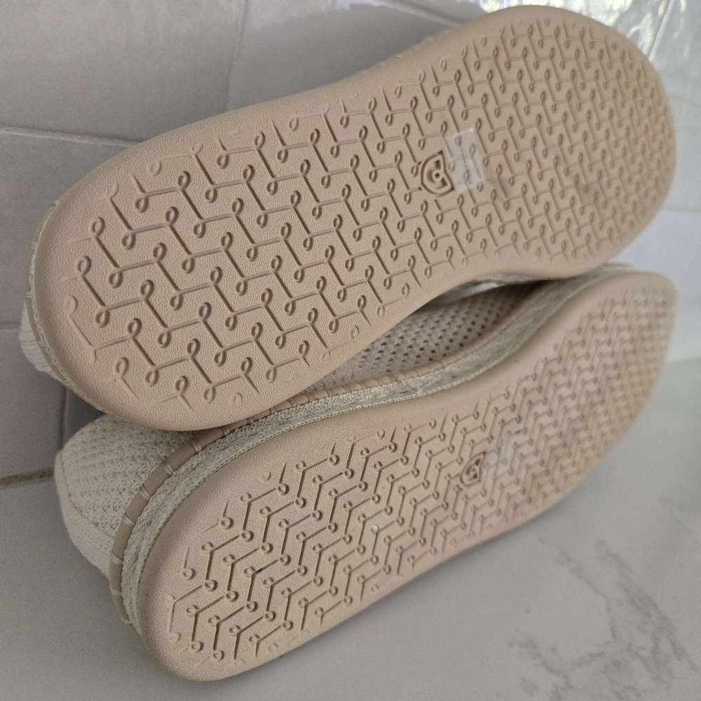 NWOT Rothy's The Espadrille Mary Jane in Jasmine Cream Ivory Flat Size 13 - Picture 8 of 10